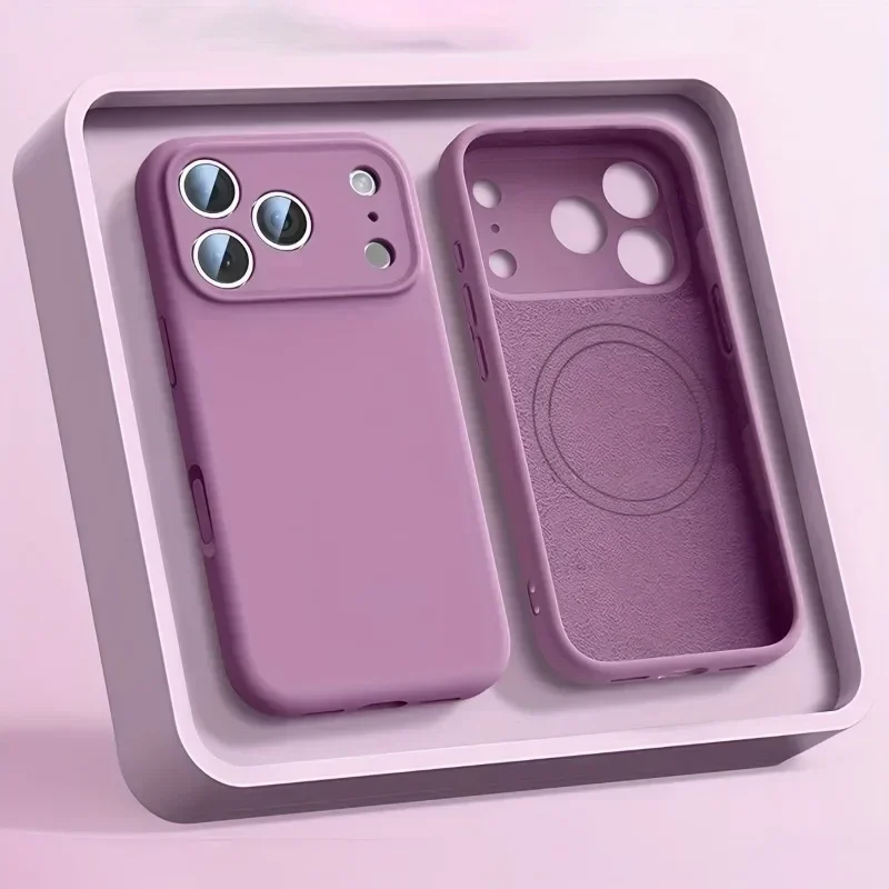 Liquid Silicone Magnetic Phone Case - Оригинальный жидкий силиконовый чехол для телефона