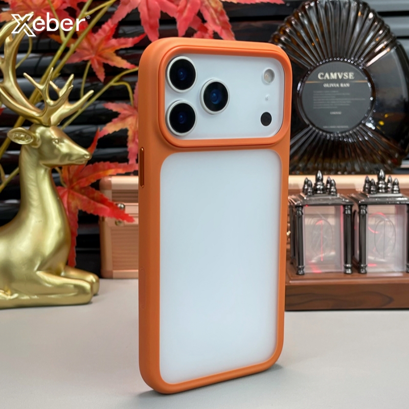 Clear Shockproof Bumper Case - Роскошный прозрачный матовый чехол из ТПУ