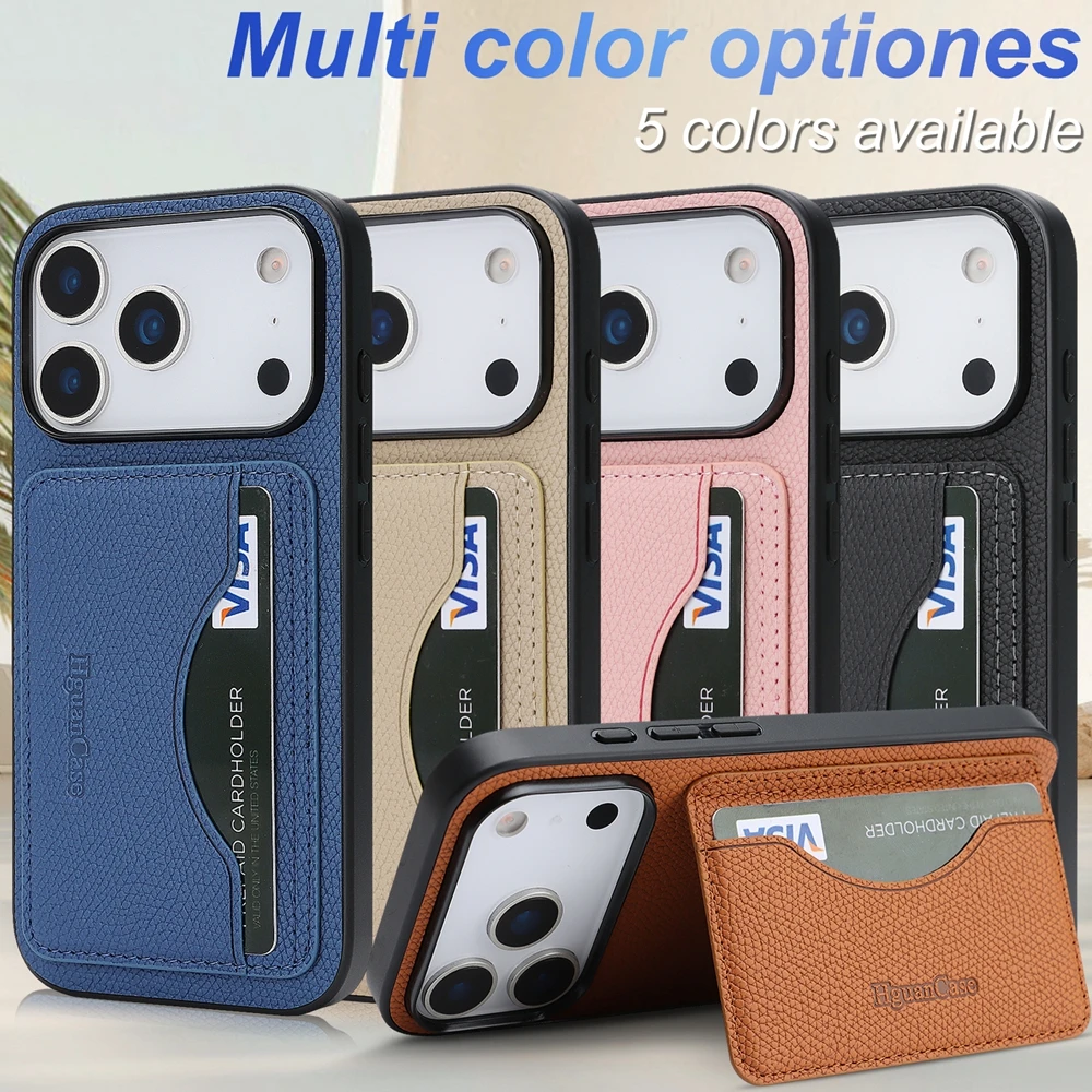 Кожаный чехол-кошелек с подста – обзор и цена Leather Wallet Card Holder Phone Cover