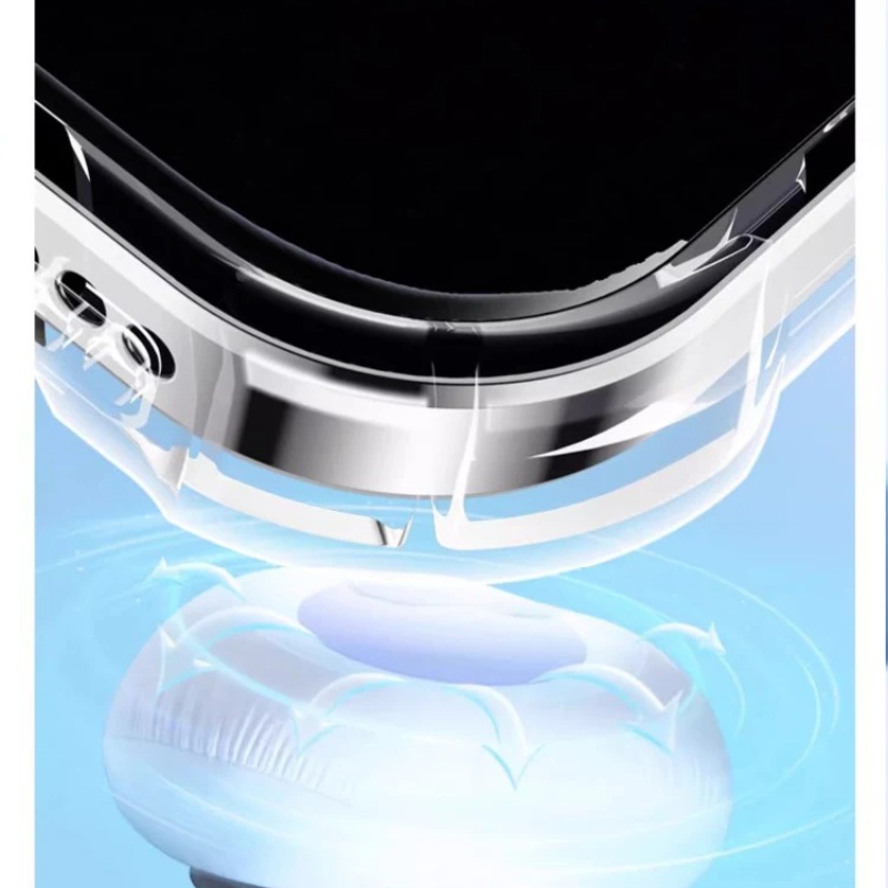 Магнитный чехол-держатель для  – обзор и цена Clear Shockproof Bumper Case