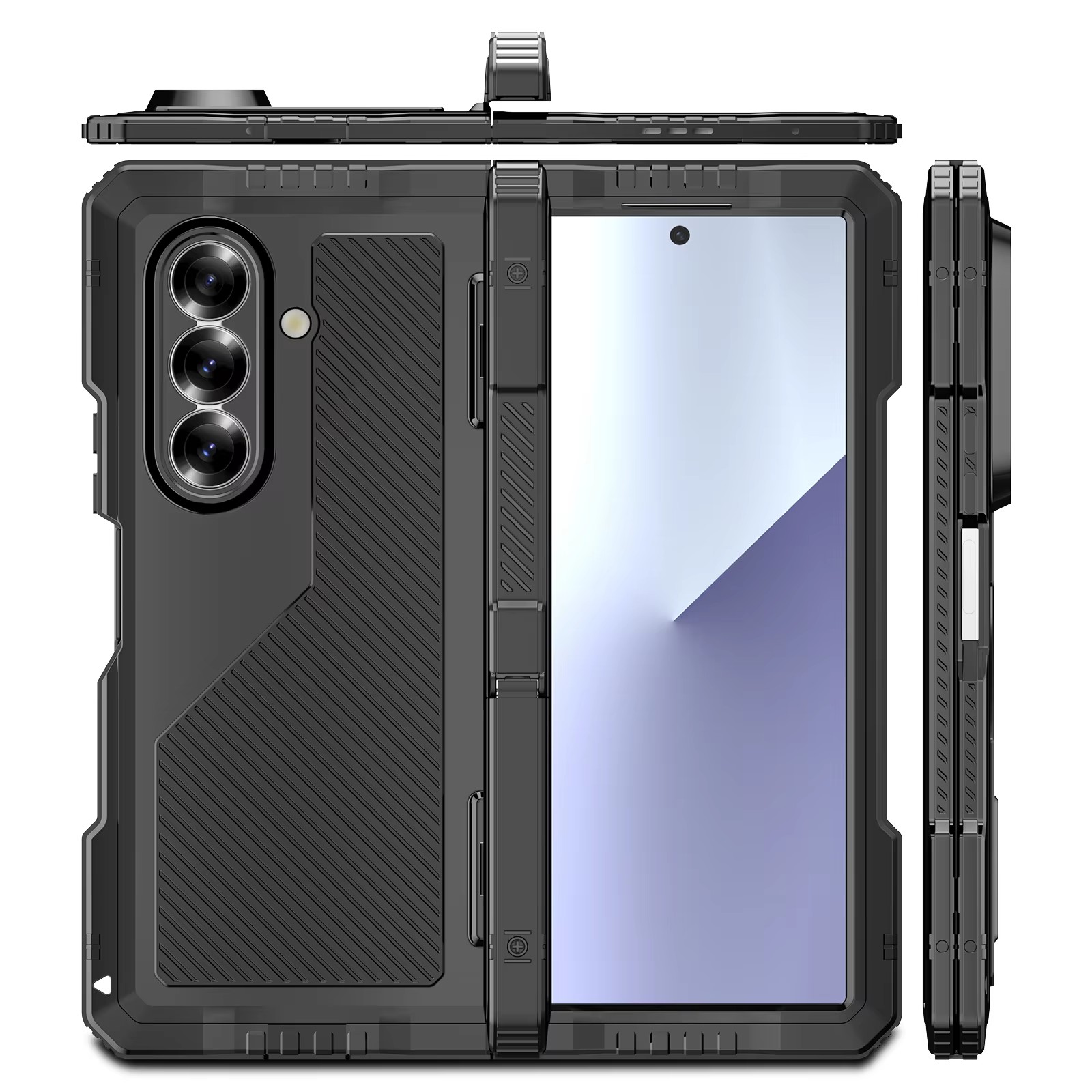Для Saumsung Z Fold 7 6 5 4, в – обзор и цена Heavy Duty 360 Full Body Protective Case